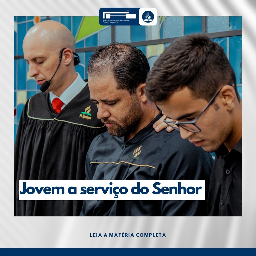 Jovem a serviço do Senhor